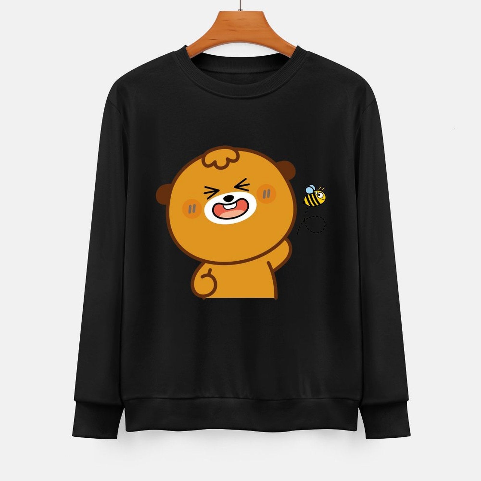 Front Patterned Long Sleeve TopSoftFeel Studio